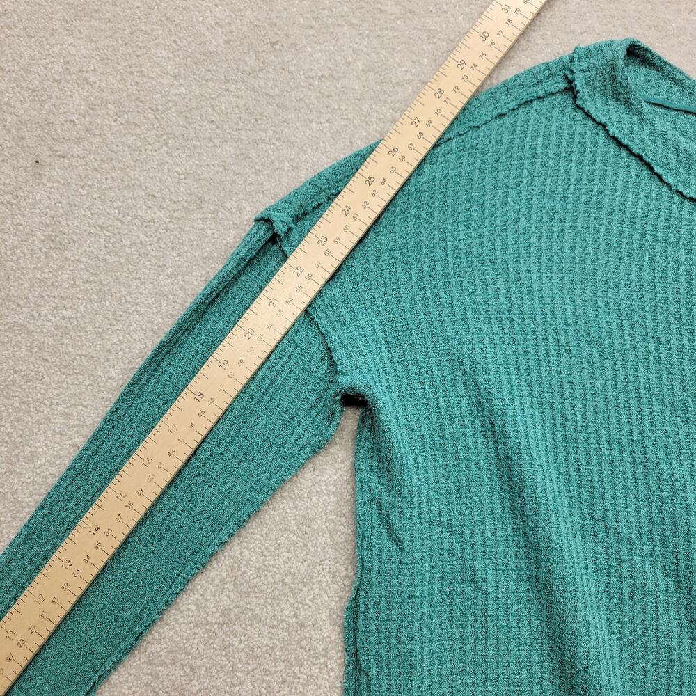 Free People North Shore Thermal Tunic Long Sleeve Shirt Womens Medium - Picture 6 of 7